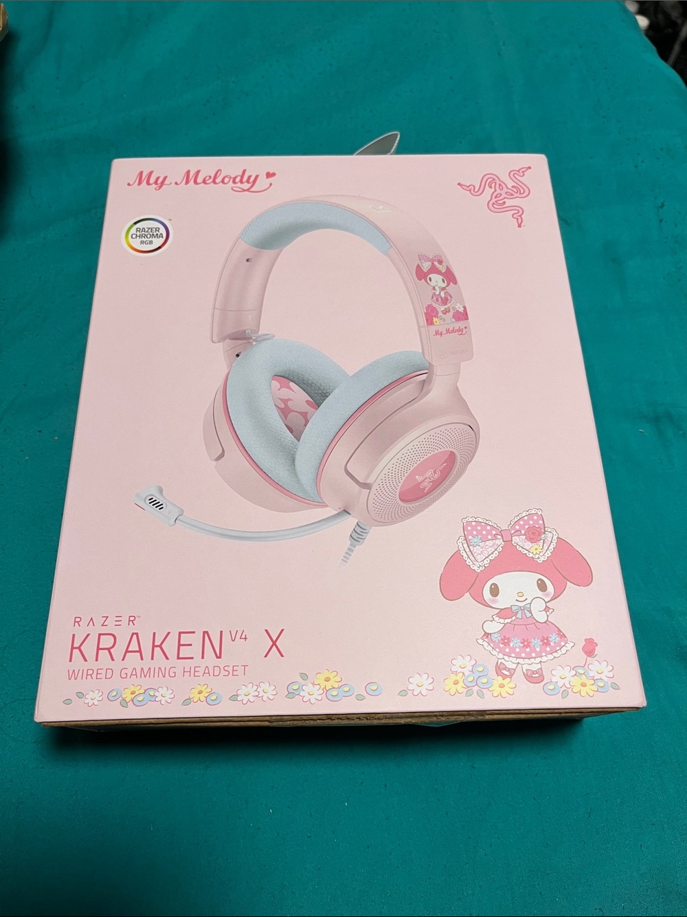 Razer Kraken V4 X My Melody Wired Headset - Pink
